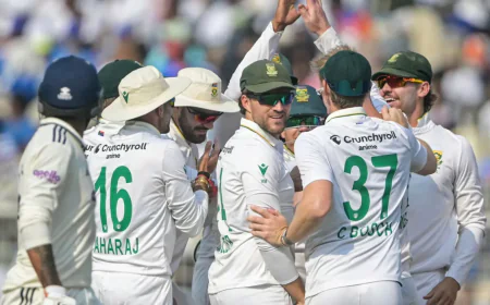India’s Fortress Falls: South Africa Close In on 2–0 Sweep After Guwahati Dominance