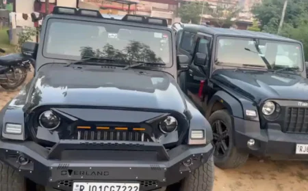 Rajasthan Police Launch Special Drive Against Modified Thars, Power Bikes; 157 Challans Issued