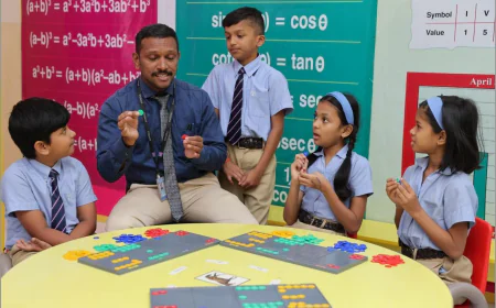 Why do children perform better when math is taught with real-world objects and puzzles?