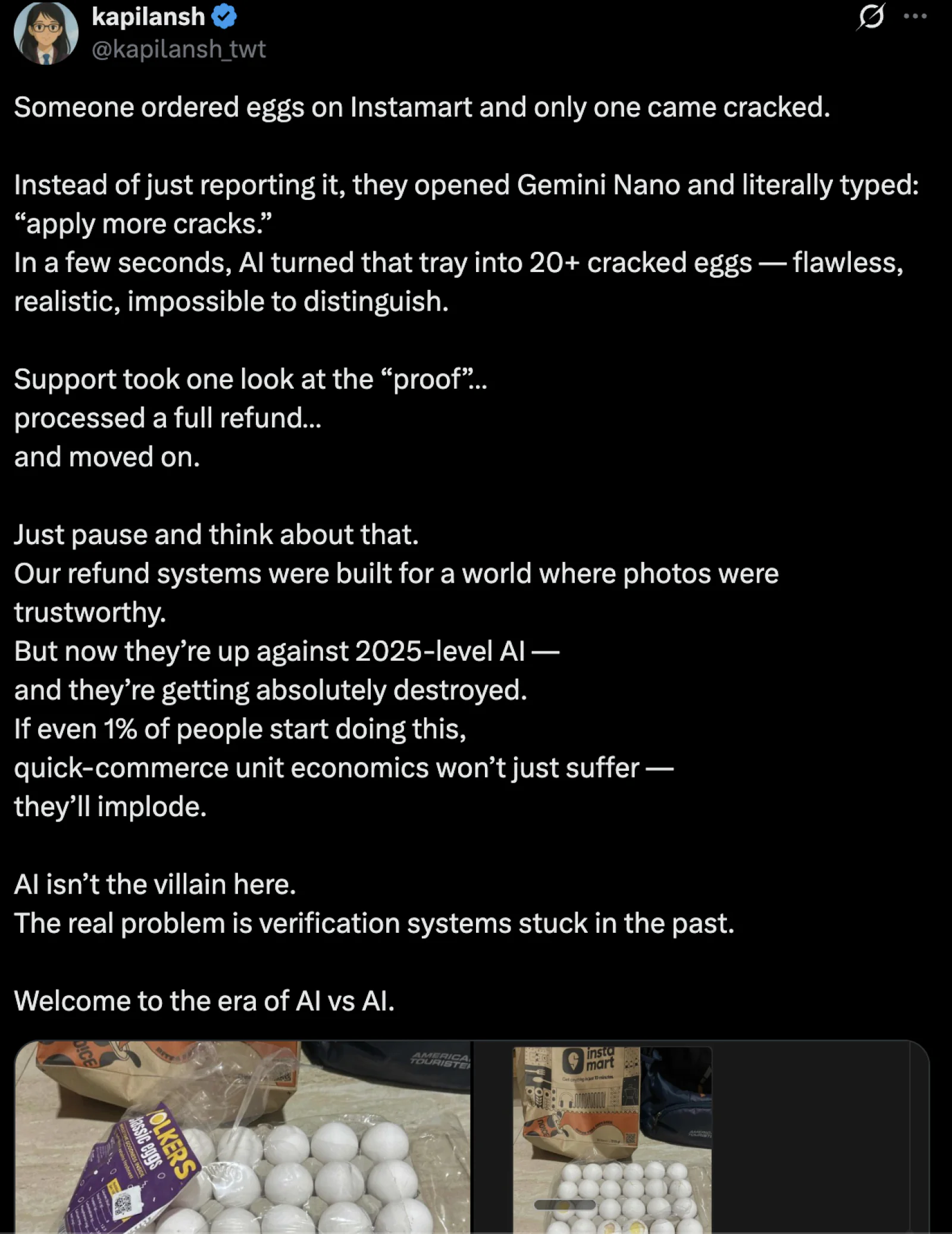 AI Deepfakes Now Target Online Refunds: Swiggy Instamart Case Sparks Concern