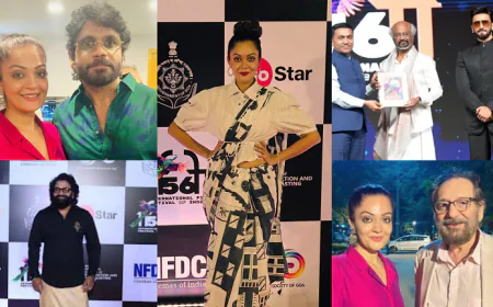 Sheena Chohan Makes a Regal Statement at IFFI 2025 Finale, Sitting Front Row With Indian Cinema Icons