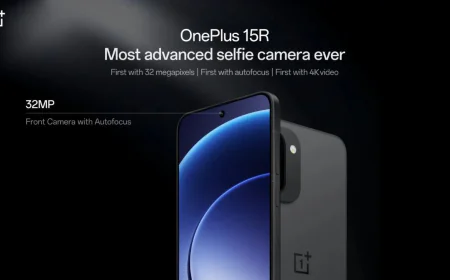 OnePlus 15R Confirmed to Feature 32MP Selfie Camera Ahead of India Launch