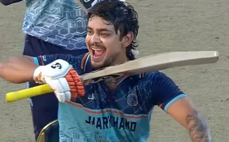 Ishan Kishan’s Century Powers Jharkhand to Historic Syed Mushtaq Ali Trophy Win