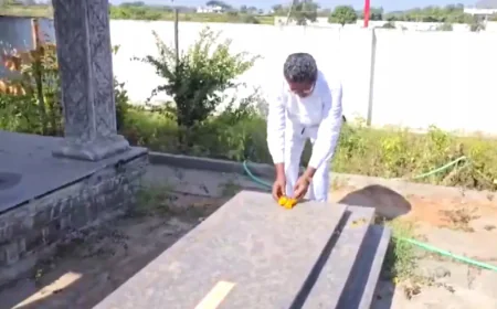 80-Year-Old Telangana Resident Constructs His Own Tomb, Leaves Message on Life and Death