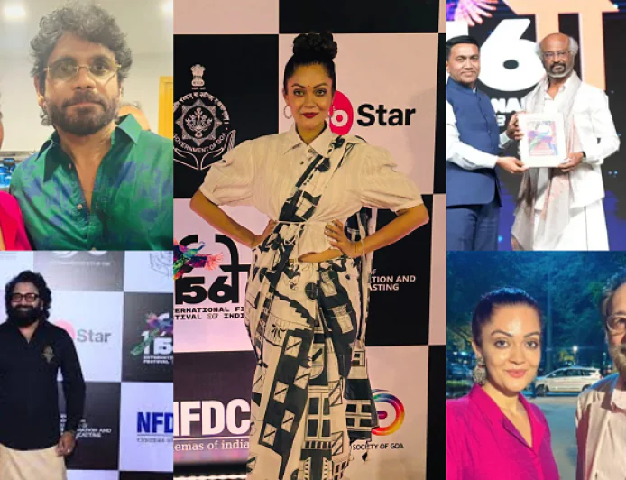 Sheena Chohan Makes a Regal Statement at IFFI 2025 Finale, Sitting Front Row With Indian Cinema Icons