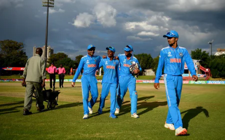 Super Six Race Heats Up in ICC Men’s Under-19 World Cup 2026