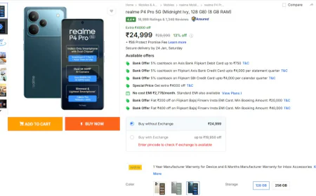 Big Battery, Big Discount: Realme P4 Pro 5G Price Slashed Ahead of New Launch