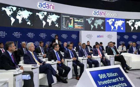Adani Group Proposes $66 Billion Investment in Maharashtra at Davos WEF