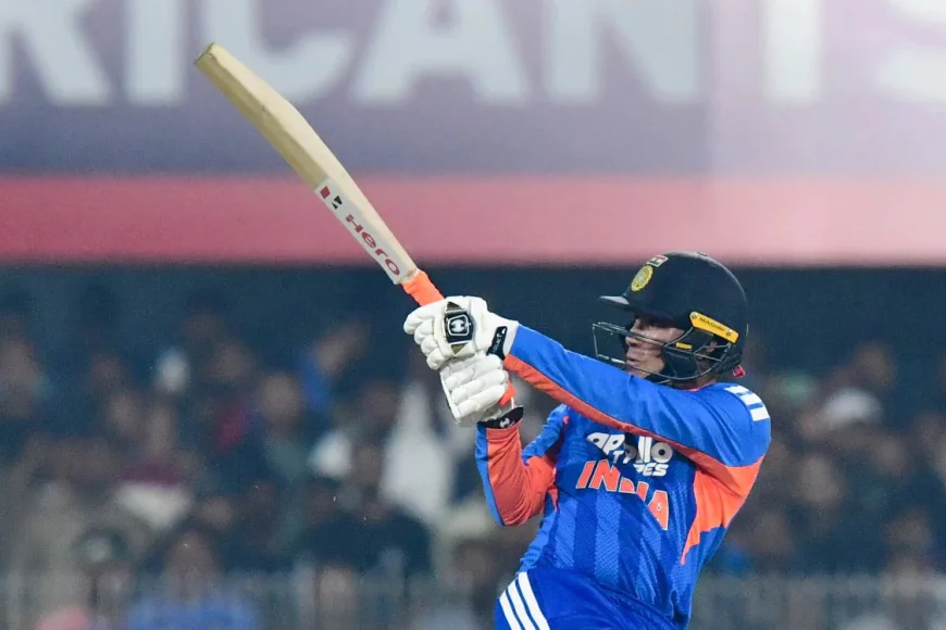 Abhishek Sharma Smashes 14-Ball Fifty vs New Zealand in 3rd T20I