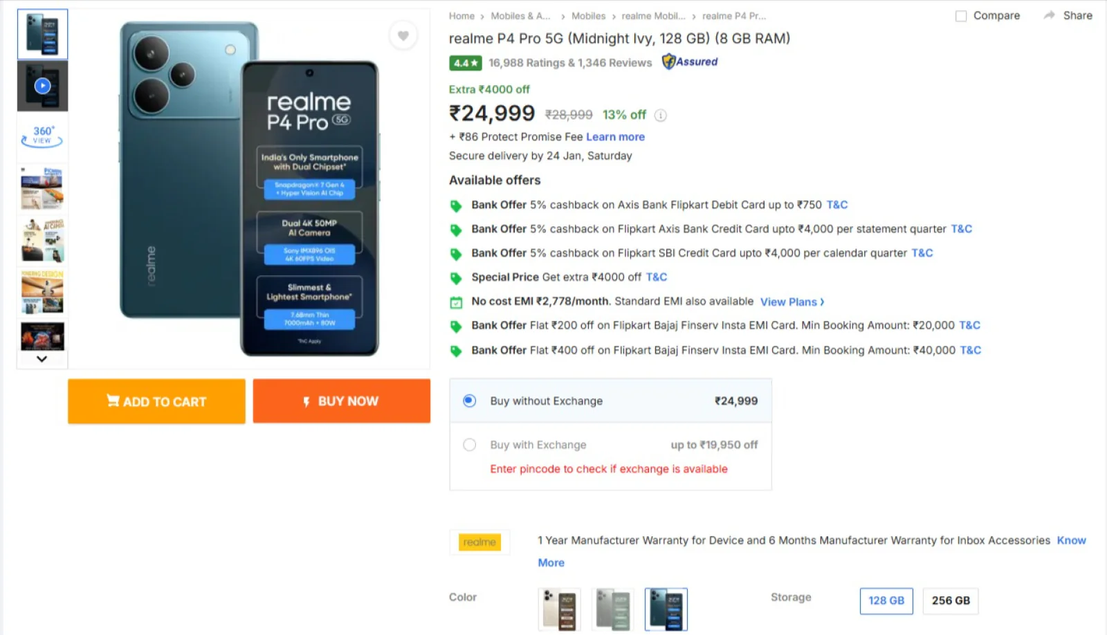Big Battery, Big Discount: Realme P4 Pro 5G Price Slashed Ahead of New Launch