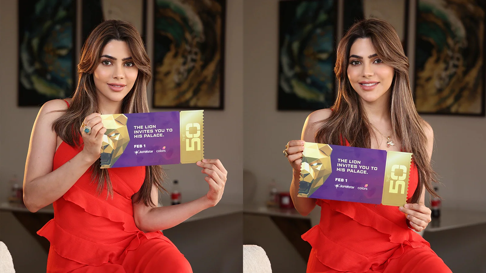 Nikki Tamboli Enters 'The 50' with Fierce 'Sherni' Mindset