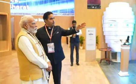 Narendra Modi Visits Jio Pavilion at India AI Impact Summit 2026; Akash Ambani showcases Jio's AI models