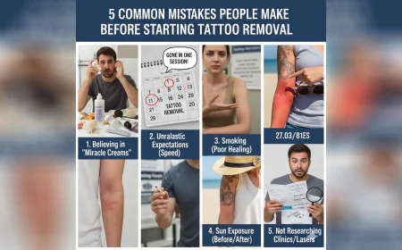 5 Common Mistakes People Make Before Starting Tattoo Removal