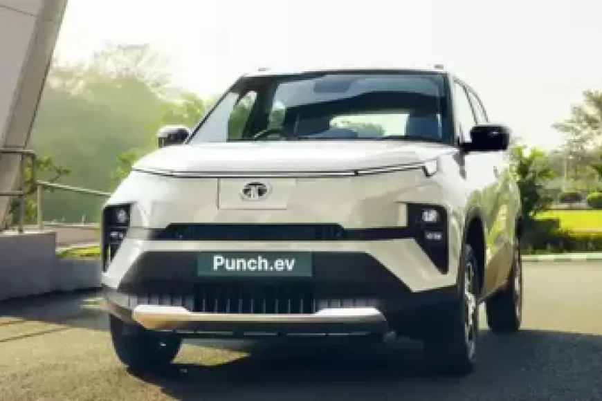 Tata Punch EV Facelift Spied With ADAS, 12.3-Inch Screen and New Design Tweaks