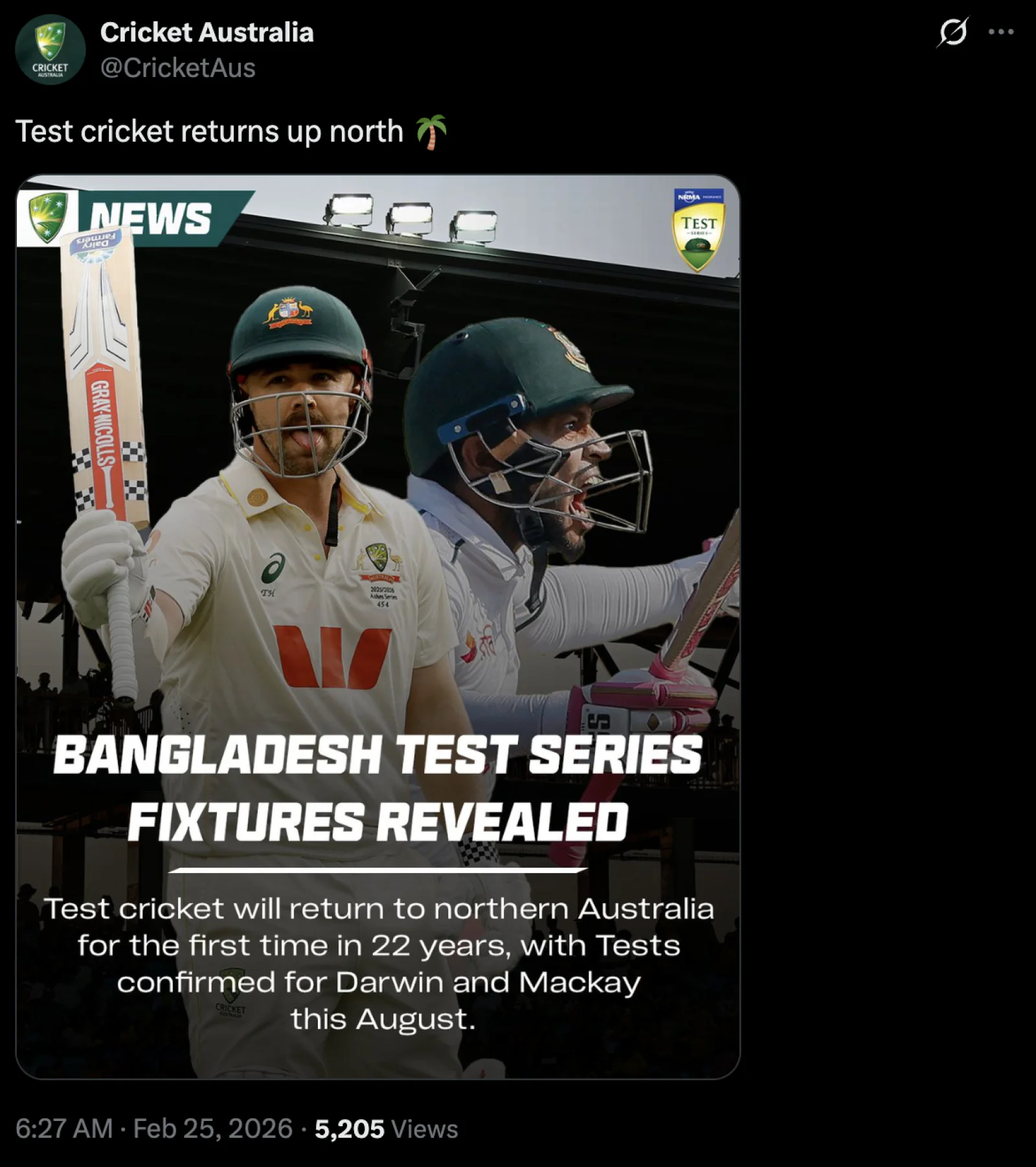 Bangladesh national cricket team to Tour Australia national cricket team After 20 Years