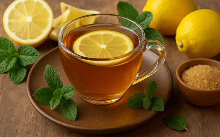 5 Health Benefits of Drinking Green Tea With Lemon Every Morning