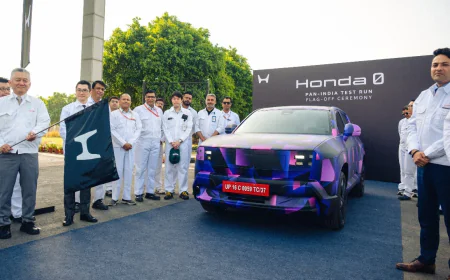 Honda Cars India Moves Closer to EV Launch with Honda α Testing