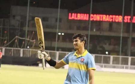 Aarya Desai smashes record 193, breaks Chris Gayle’s T20 milestone