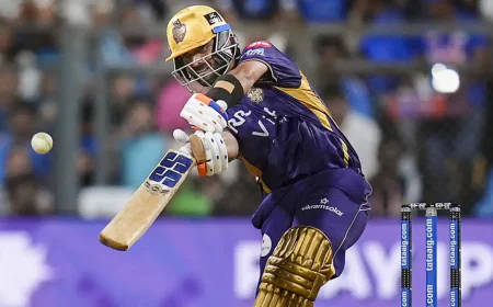 Ajinkya Rahane Breaks Gautam Gambhir’s 10-Year Record with Blazing 67 as KKR Captain in IPL 2026 Clash