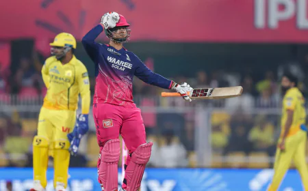 IPL 2026: Rajasthan Royals Script Record Win Under Riyan Parag, Crush Chennai Super Kings by 8 Wickets