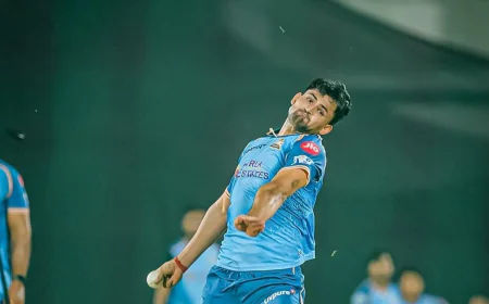 Ashok Sharma Makes IPL Debut for Gujarat Titans, ‘Speed Singh’ Set to Impress