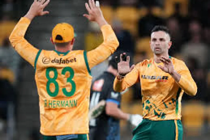 Connor Esterhuizen Shines as South Africa Win Thriller in Christchurch
