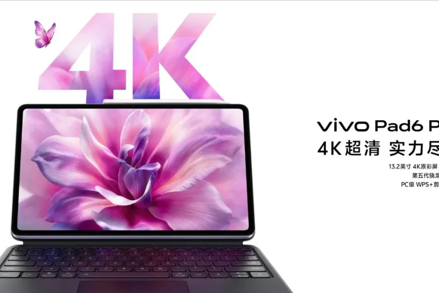 Flagship Tablet Vivo Pad 6 Pro Packs 13,000mAh Battery with 80W Fast Charging
