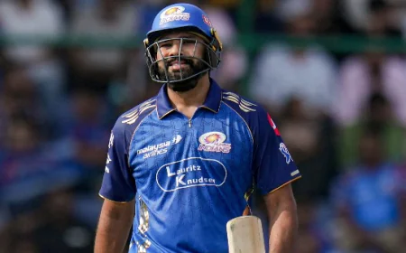 Rohit Sharma Breaks MS Dhoni’s Record Despite Mumbai Indians’ Loss to Delhi Capitals