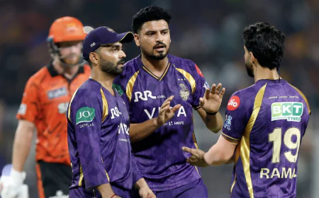 IPL 2026: Kolkata Knight Riders Post 181/6 vs Lucknow Super Giants Amid Narine Out Controversy