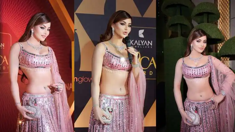Urvashi Rautela Stuns in ₹70 Lakh Pink Indo-Western at INCA Awards