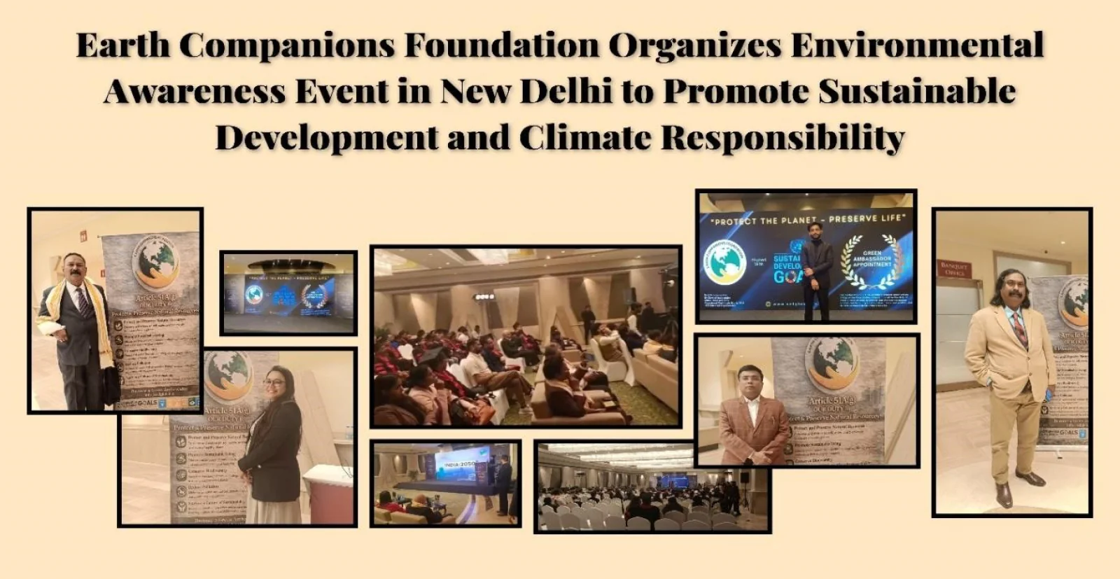 Earth Companions Foundation Organizes Environmental Awareness Event in New Delhi to Promote Sustainable Development and Climate Responsibility