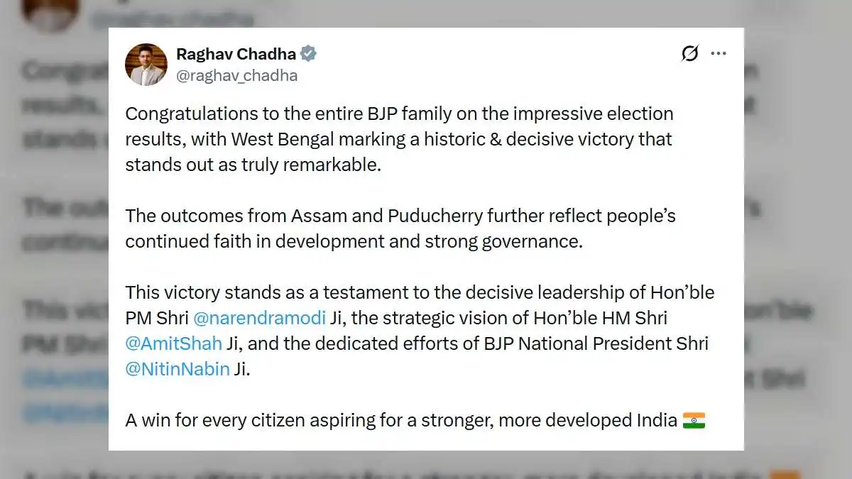 Bharatiya Janata Party Surges Ahead in 3 States, Big Gains in West Bengal &amp; Assam