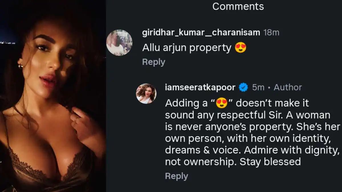 Seerat Kapoor Shuts Down Objectifying Comment With Class