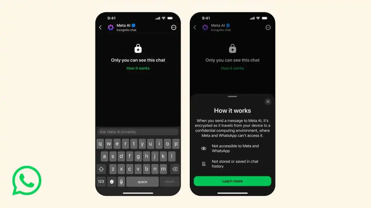 WhatsApp’s New Incognito Chat Promises Temporary and Encrypted AI Conversations
