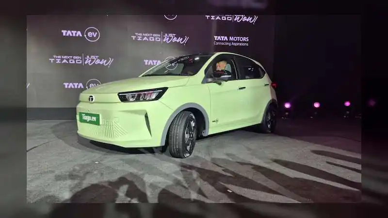 2026 Tata Tiago EV Facelift Launched at ₹6.99 Lakh - Dual Screens, Faster Charging, New Design