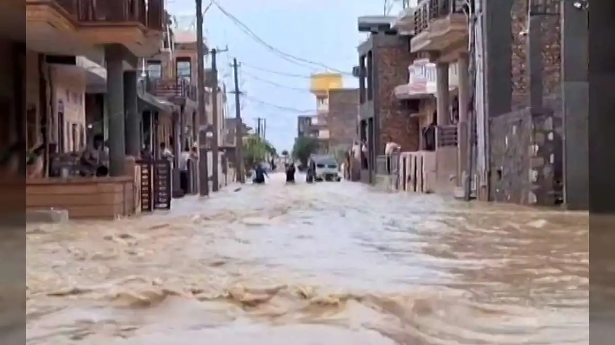 Rajasthan Weather June 13: Sikar Floods After 8-Foot Waterlogging, 23 Districts on Heavy Rain Alert