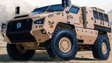 Bharat Forge Subsidiary Unveils Simha 4x4 Armoured Vehicle at Eurosatory 2026, Targets Global Defence Markets