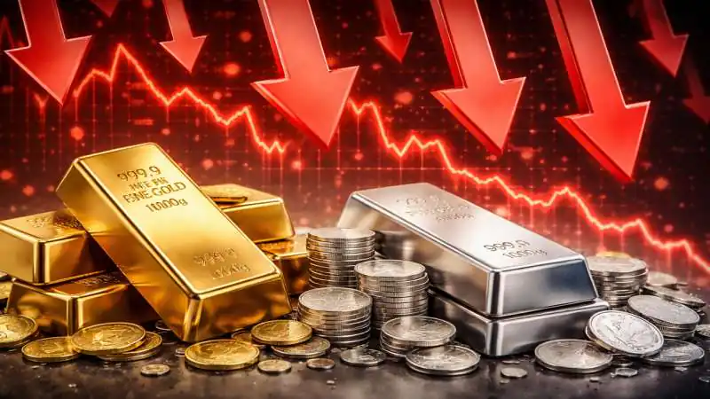 Gold at 6-Month Low in India - US-Iran War, Profit Booking Push 24K to ₹1,47,800; Silver Slides to ₹2,42,582