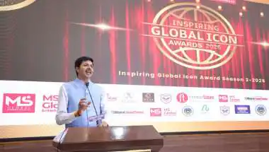 "Work Speaks, Not the Person": Rajesh Yadav at Global Icon Awards