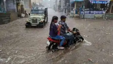 IMD Issues Orange Alert for Southeast Rajasthan - Heavy Rain Floods Roads in Bharatpur, Alwar and Karauli