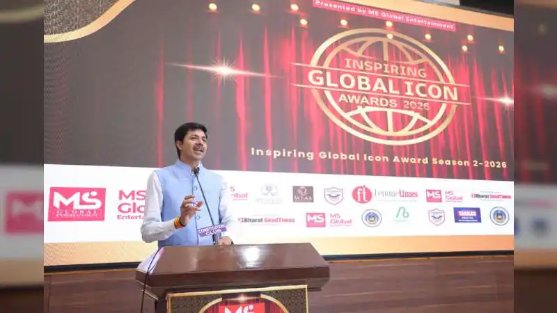 "Work Speaks, Not the Person": Rajesh Yadav at Global Icon Awards